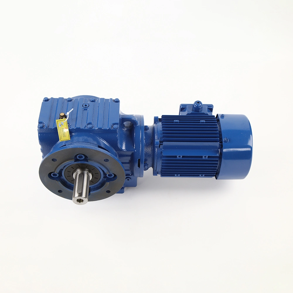 Helical Worm Gearbox Coupled with Servo Motor Flange Output Torque 1970nm