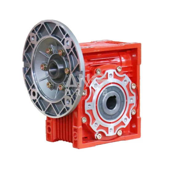 Right Angle Aluminum Body Worm Gearbox with Output Flange